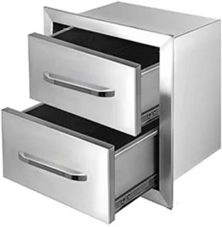 Opbergunit Keukenlade RVS 45x32x52 cm - Zilver