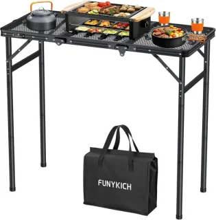 Opvouwbare grilltafel voor buiten, 90 x 40 cm