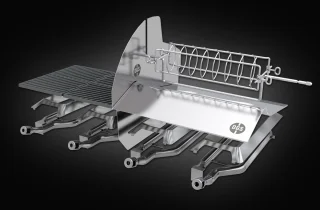 Outdoorchef Dualchef 325 G D-line barbecue zwart