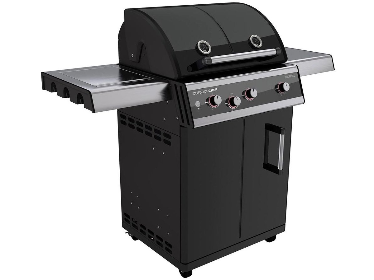 Wat vinden we goed aan de Outdoorchef Dualchef 325 G D-line barbecue zwart