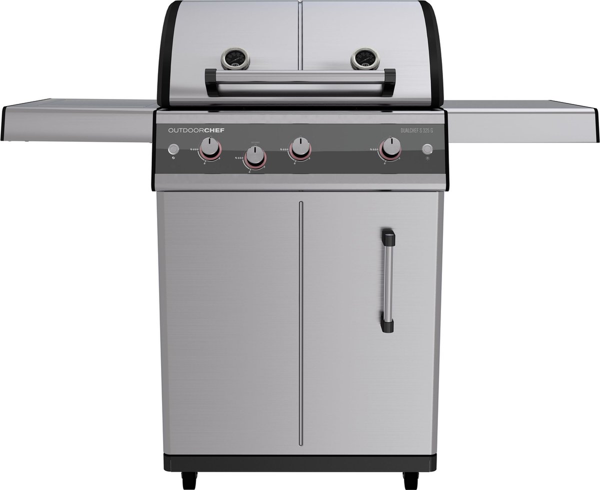 De Outdoorchef Dualchef S 325 G D-line Gasbarbecue RVS 5 Branders in één oogopslag