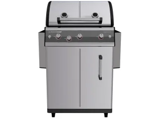 Outdoorchef Dualchef S 325 G D-line Gasbarbecue RVS 5 Branders