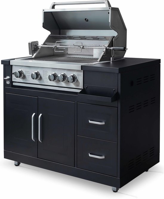 Oviala Gasbarbecue 4 branders met spit review