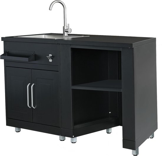 Oviala Memphis 2-element buitenkeuken met zwarte spoelbak review