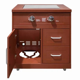 Wat vinden we goed aan de Oviala Memphis 4-delige stalen buitenkeuken