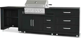Oviala Memphis Buitenkeuken 3 Modules Barbecue