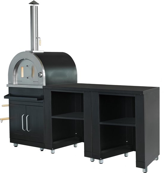 Oviala Memphis buitenkeuken met zwarte pizzaoven review