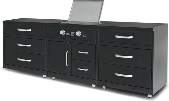 Oviala Memphis buitenkeuken zwart gasfornuis review