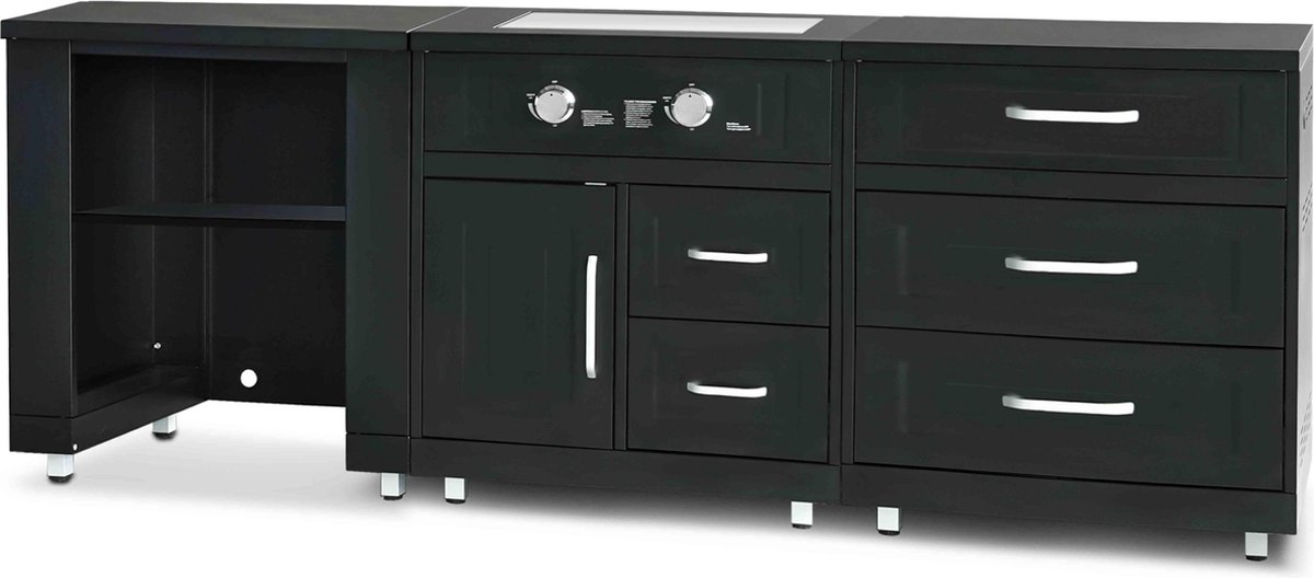 De Oviala Memphis Buitenkookmodule met Gasfornuis in één oogopslag