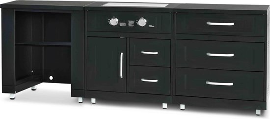 Oviala Memphis: complete roestvrijstalen buitenkookmodule voor serieuze buitenkoks