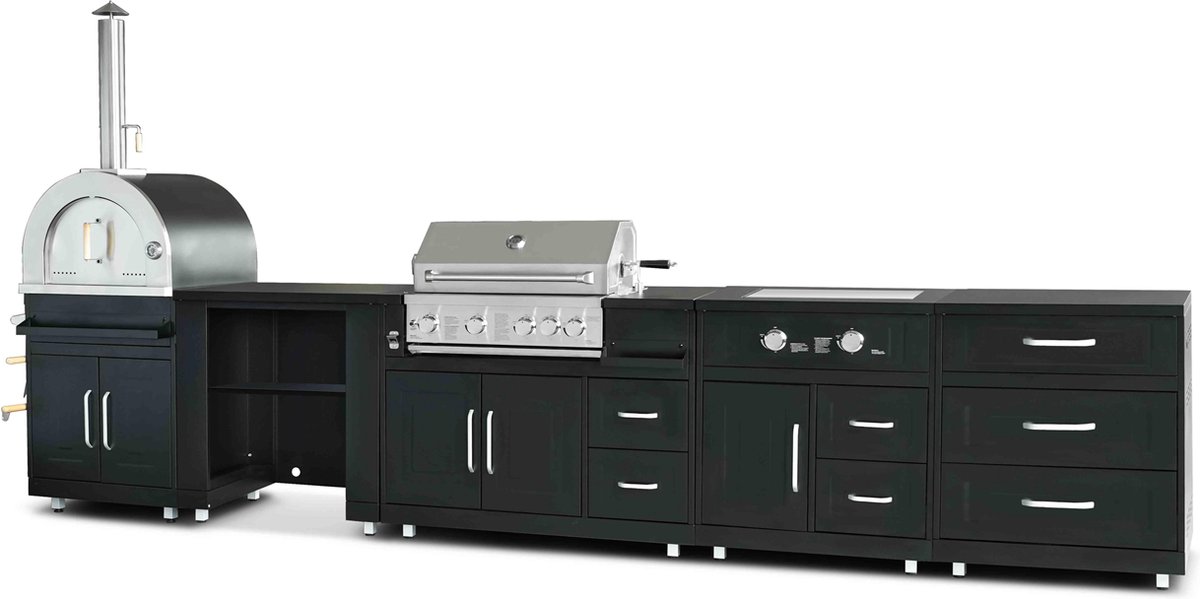 De Oviala Memphis Buitenkookset 5 elementen 3 modules in één oogopslag