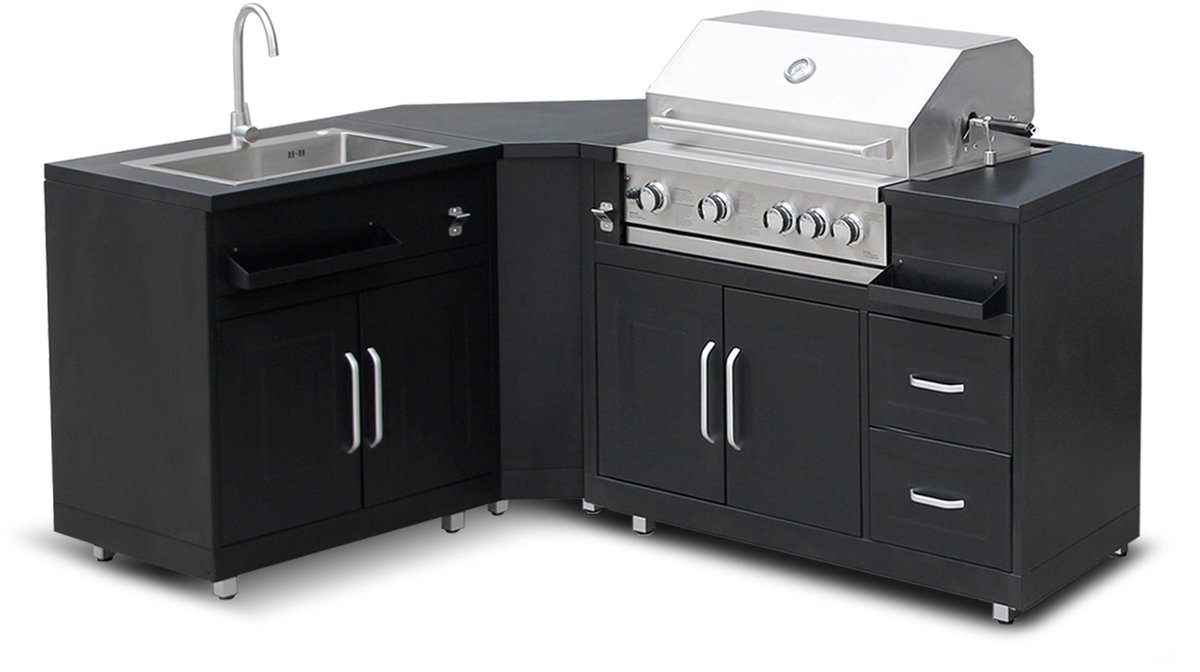 De Oviala Memphis Metalen Buitenkeuken in één oogopslag