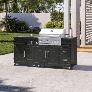 Oviala Metalen buitenkeuken 2 modules