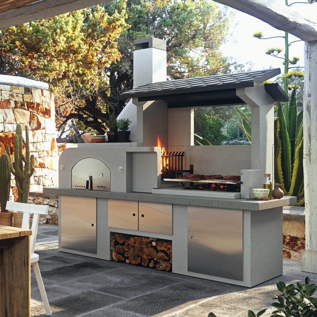 Wat vinden we goed aan de Palazzetti Antille Buitenkeuken met Pizzaoven