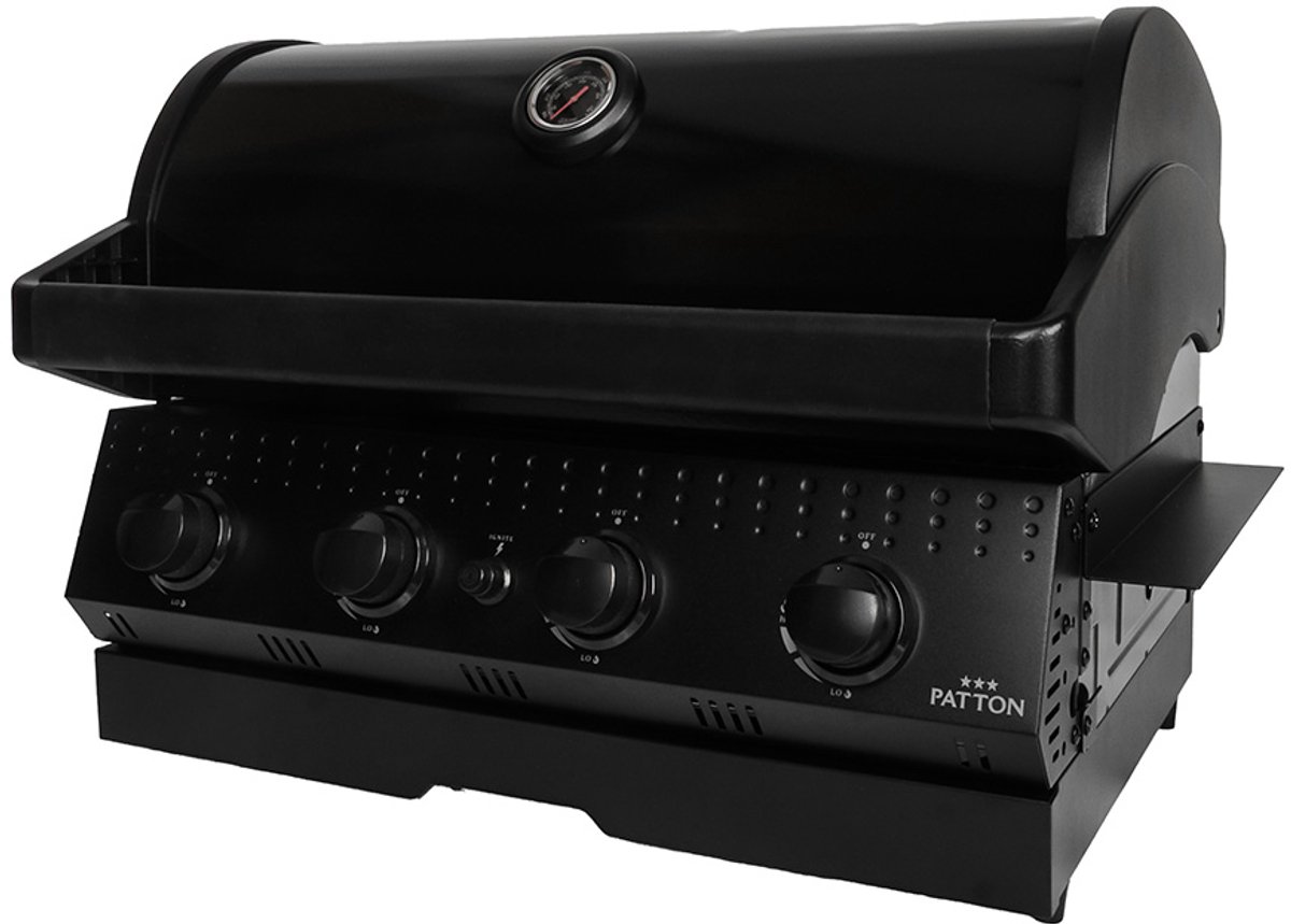 De Patton Opus Inbouw Gasbarbecue 4 Branders in één oogopslag