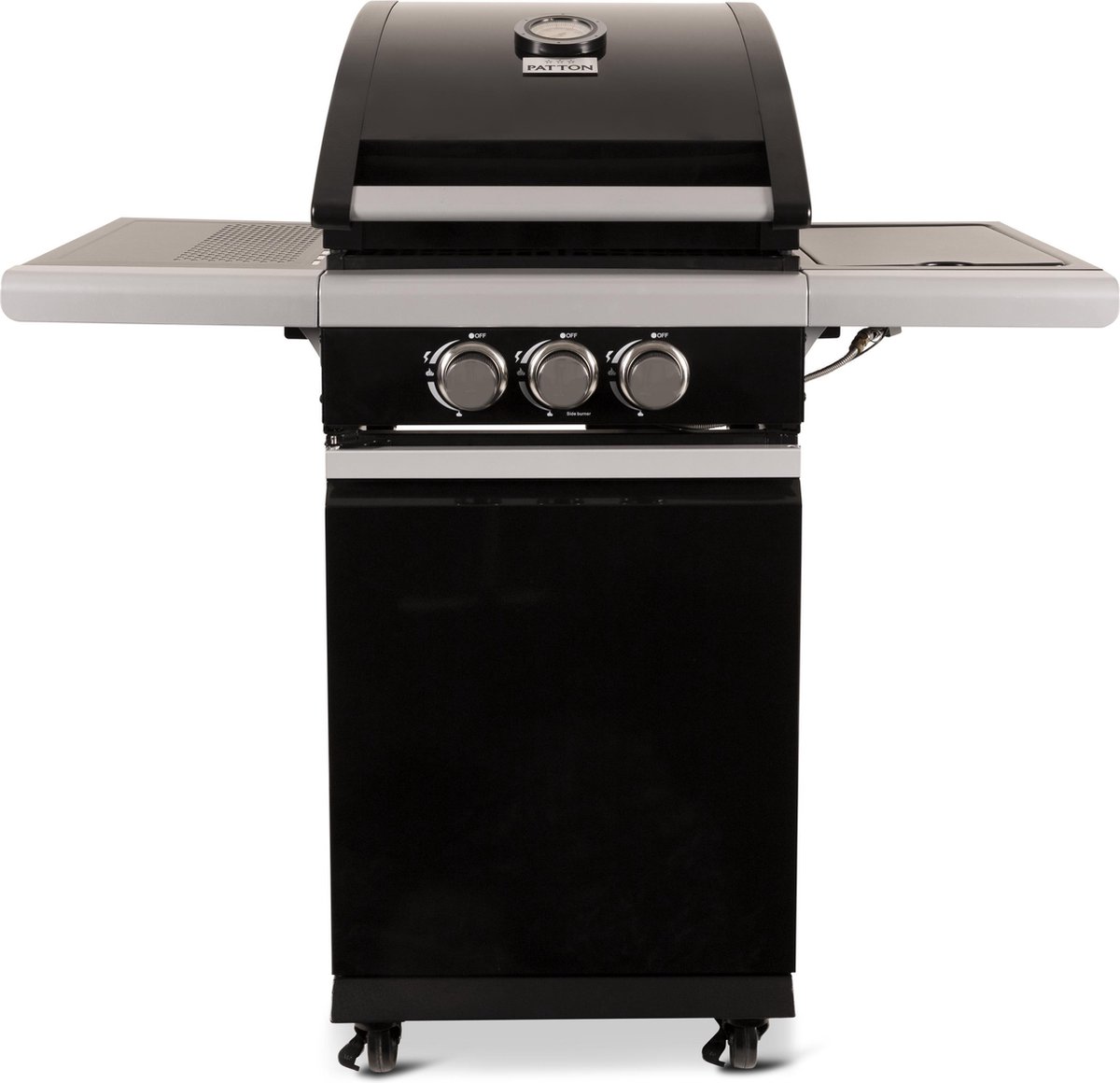 De Patton Patio Chef 2+ Burner Nova Black Outdoorkitchen in één oogopslag