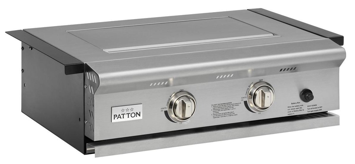 Wat vinden we goed aan de Patton Patron Inbouw Gasbarbecue 2-Brander