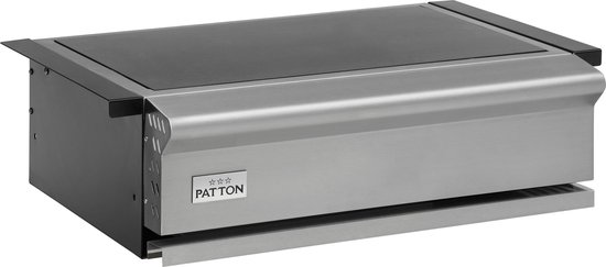 Patton Patron marmeren werkblad inbouwunit 69x45 cm RVS review