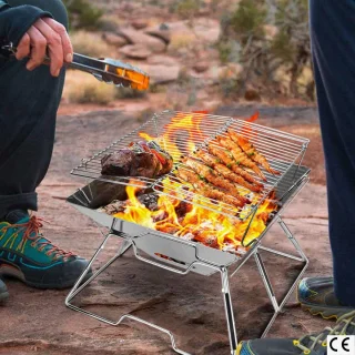 PEAM Opvouwbare Camping BBQ Grill