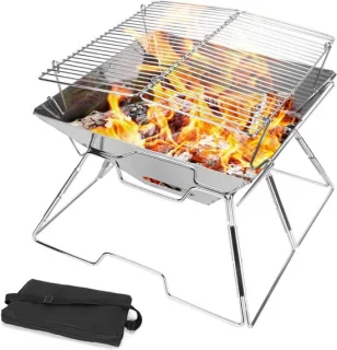 PEAM Opvouwbare Camping BBQ Grill