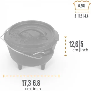 Petromax Dutch Oven 0,56L met pootjes