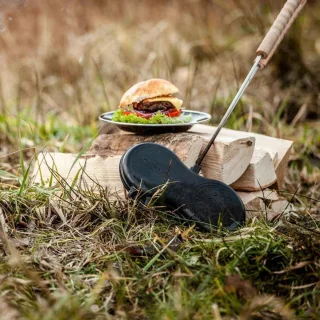 Petromax Gietijzeren Hamburgerpers