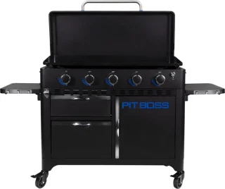 De Pit Boss Ultimate Plancha 5-brander gasbarbecue met onderstel in één oogopslag