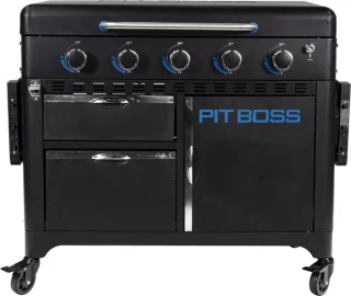 Wat vinden we goed aan de Pit Boss Ultimate Plancha 5-brander gasbarbecue met onderstel