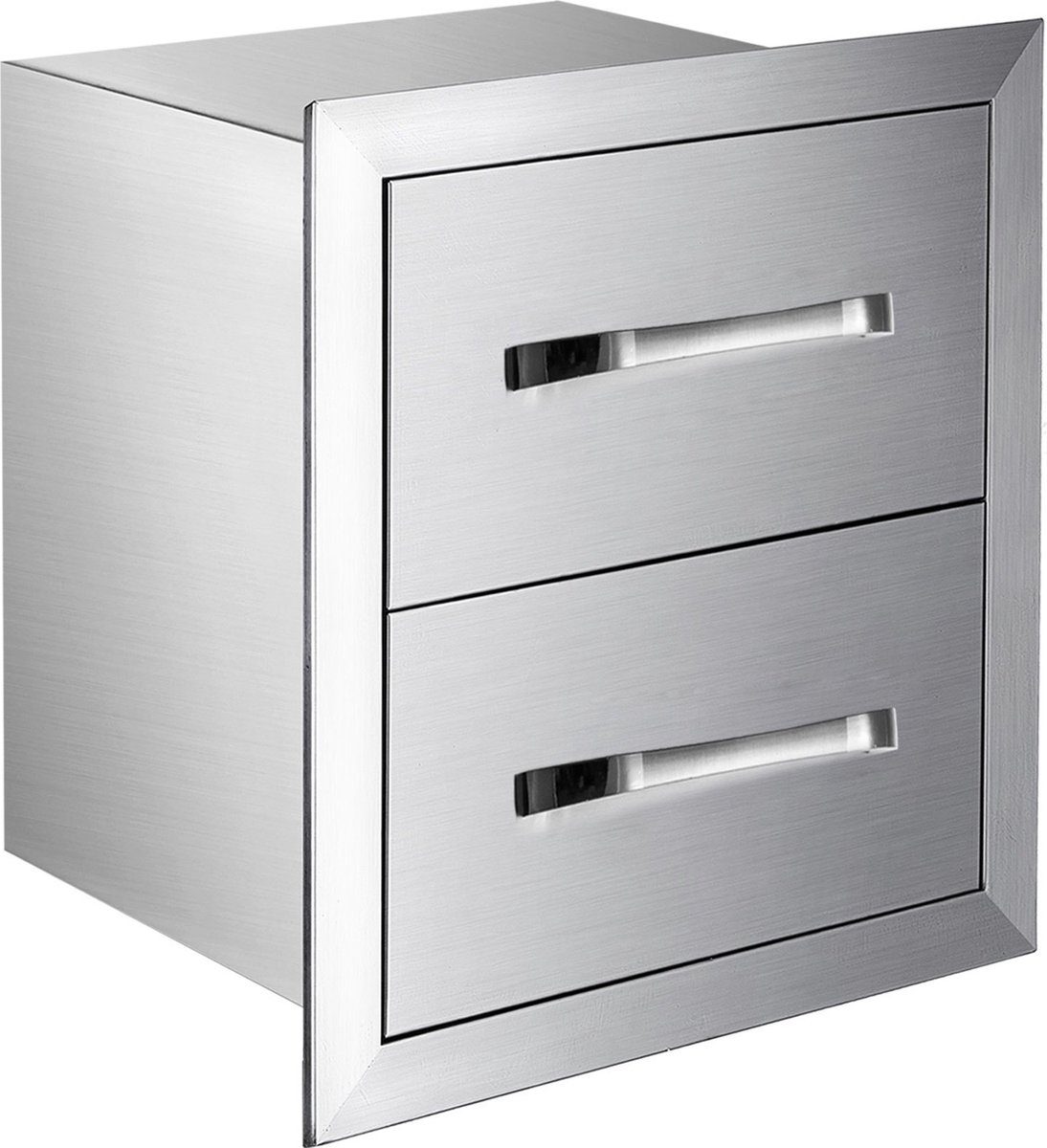 De Polaza Buitenkeuken Lade RVS 46x32x52 cm Zilver in één oogopslag