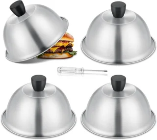Roestvrijstalen Burgerglocke set van 4