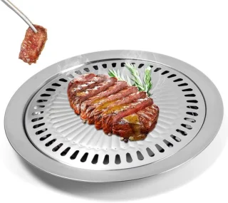 Ronde anti-aanbak grillpan