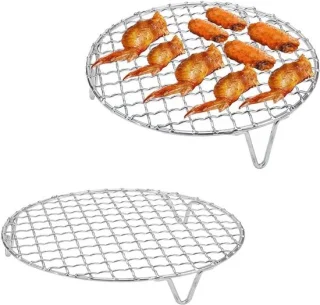 Ronde grillrooster van 1.8 mm dikte in RVS