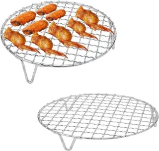 Ronde RVS Grillrooster 20 x 20 cm (1,8 mm)