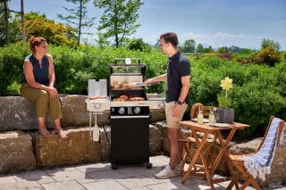 Rösle Videro G2-S Vario Gasbarbecue 30 mbar Zwart Roestvrijstaal