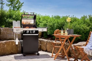 Rösle Videro G2-S Vario Gasbarbecue 30 mbar Zwart Roestvrijstaal