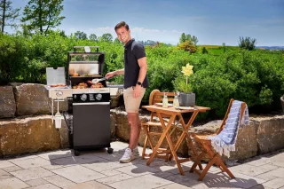 Rösle Videro G2-S Vario Gasbarbecue 30 mbar Zwart Roestvrijstaal