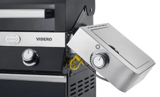 Rösle Videro G4-S Vario Gasbarbecue 30 mbar Zwart