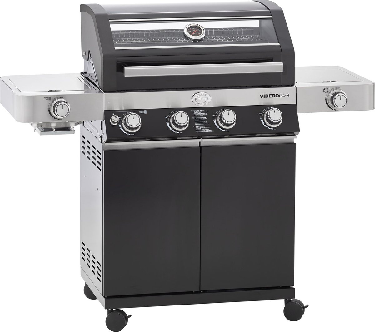 De Rösle Videro G4-S Vario Gasbarbecue 30 mbar Zwart in één oogopslag