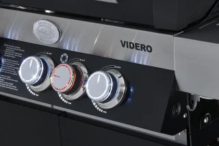 Rösle Videro G4-SL Gasbarbecue 30 mbar RVS Zilver