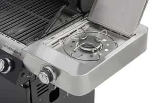 Rösle Videro G6-S Vario Gasbarbecue 30 mbar RVS Zwart