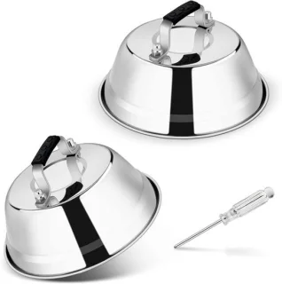 RVS burger bell-set