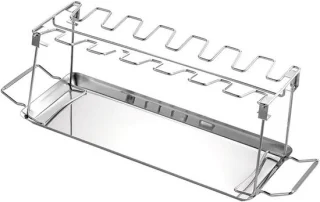 RVS Grillrek voor Kippenbouten – BBQ-rek