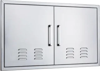 RVS Inbouw Ventilatiedeur