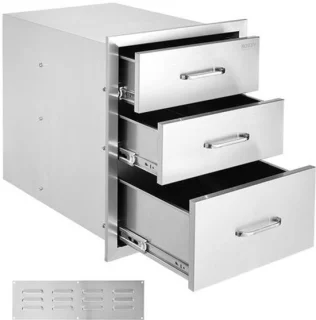 Rvs lade buitenkeuken 45x58 cm