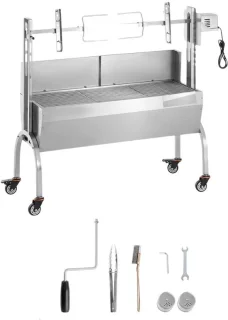 Serolux Elektrische Barbecue 2-in-1 Draaispitgrill