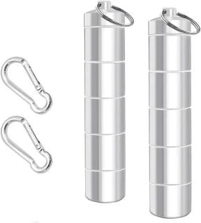 Set van 2 mini kruidenstrooiers, 135 x 25 mm