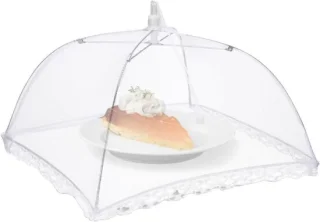 Set van 3 Opvouwbare Mesh Voedselbedekkingen