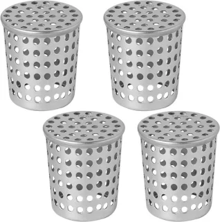 Set van 4 RVS Afvoerbuigards 50-63 mm