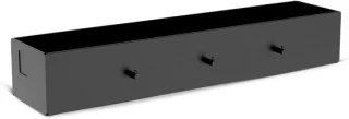 SnelShoppen universele plank 60 cm voor buitenkeuken mat zwart