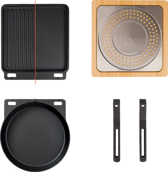 Solo Stove Pi 3-Delige Gietijzeren Kookset